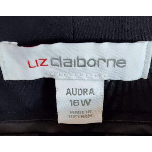 Liz Claiborne Black Dress Pants - size 16W - Picture 2 of 2